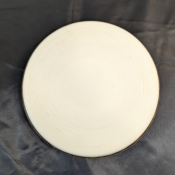 L F Long Laurey Faye pottery chip dip platter leaf leaves Hazelwood Pottery NEW - Picture 3 of 7